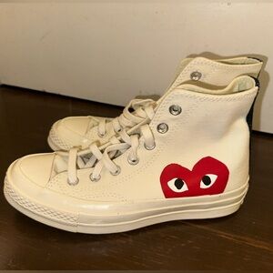 Converse x Comme des Garçons PLAY Chuck 70 Converse Size Men’s 4 Milk/White/Red